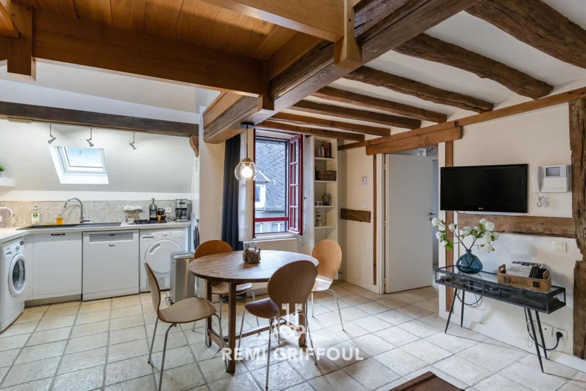 L'Escalier D'H - Duplex 3 In The City Center - Normand Charm - Family Stay Honfleur Exteriör bild