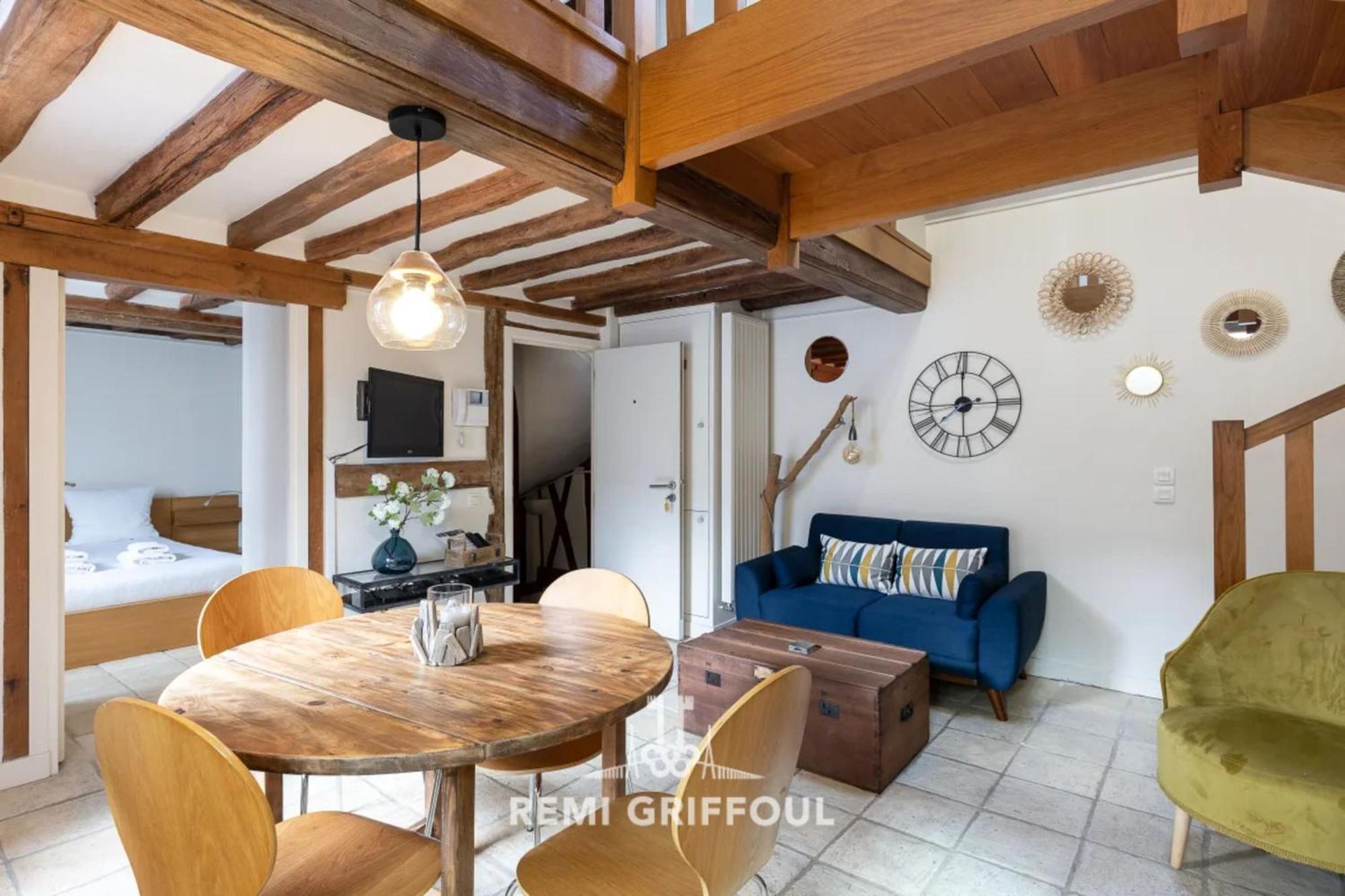 L'Escalier D'H - Duplex 3 In The City Center - Normand Charm - Family Stay Honfleur Exteriör bild